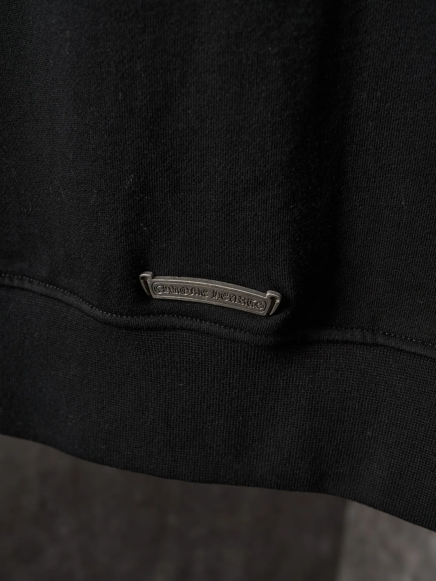 P480 Actual hanging auction】Chrome Hearts/Chrome Hearts ch solid color embroidered letter hooded sweatshirt [Ready stock] S M L genuine 22939 purchased and developed, 420 grams of 100% cotton combed cotton fabric, 440 grams 1*1 matching high-end fashion brand rib, fabric enzyme wash, imported embroidery, customized 1:1 leather strips, customized 1:1 nameplate, customized 1:1 zipper, customized 1:1 trademark, loose version